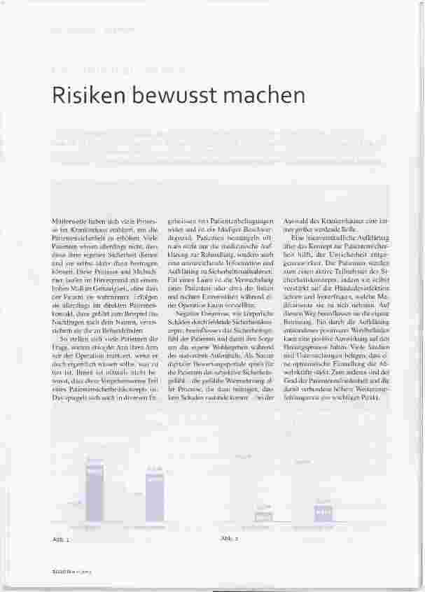 Vorschauseite 1: Risiken bewusst machen