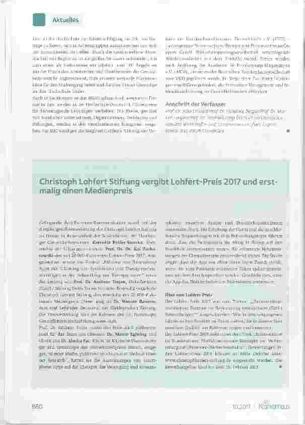 Vorschauseite 5: Hochschule und Studium Der Studiengang Betriebswirtschaft im Gesundheitswesen, B.A. (BIG) an der Hochschule Osnabrück