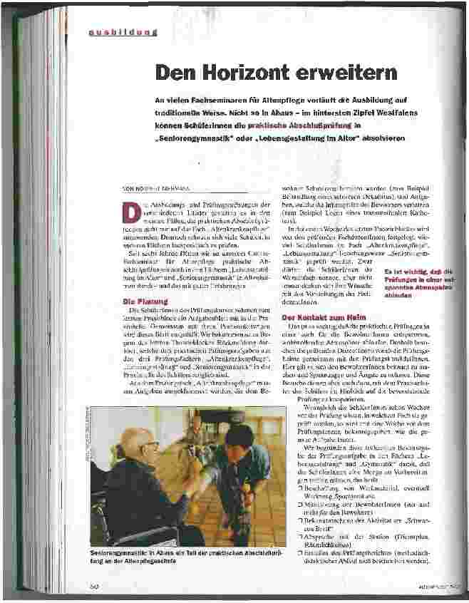 Vorschauseite 1: Den Horizont erweitern