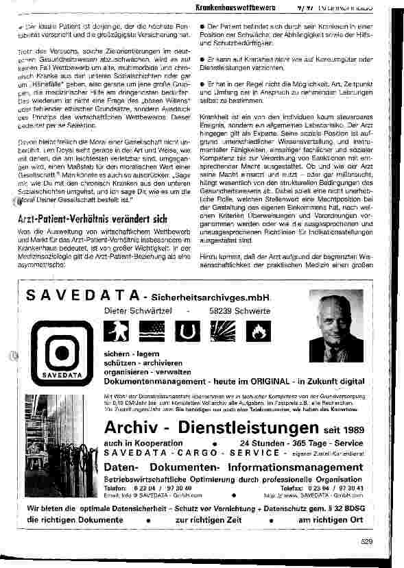 Vorschauseite 3: Wettbewerb im Krankenhaus - droht eine Polarisierung der Krankenversorgung? Patientenversorgung zwischen betriebswirtschaftlicher und gesamtwirtschaftlicher Rationalität