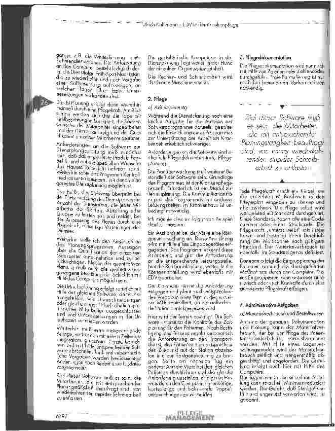 Vorschauseite 5: EDV in der Krankenpflege