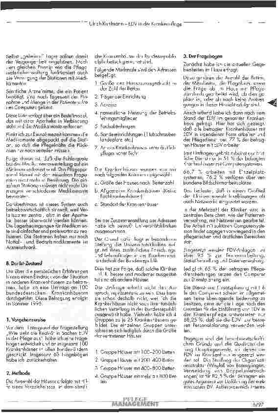 Vorschauseite 6: EDV in der Krankenpflege
