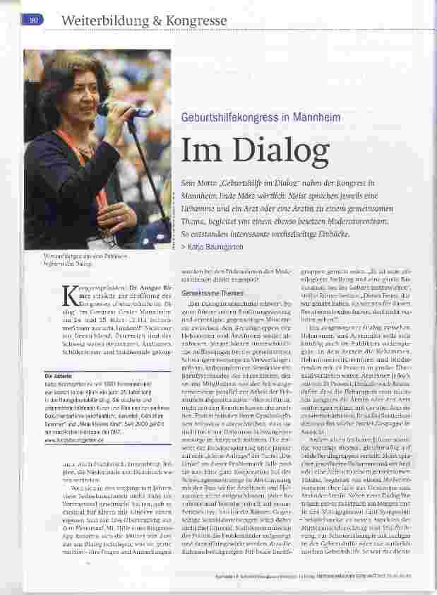 Vorschauseite 1: Im Dialog
