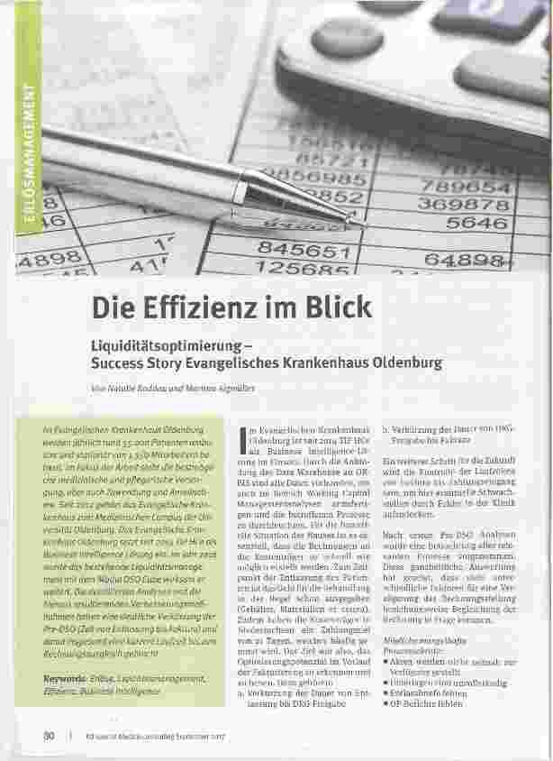 Vorschauseite 1: Die Effizienz im Blick