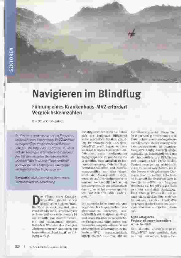 Vorschauseite 1: Navigieren im Blindflug