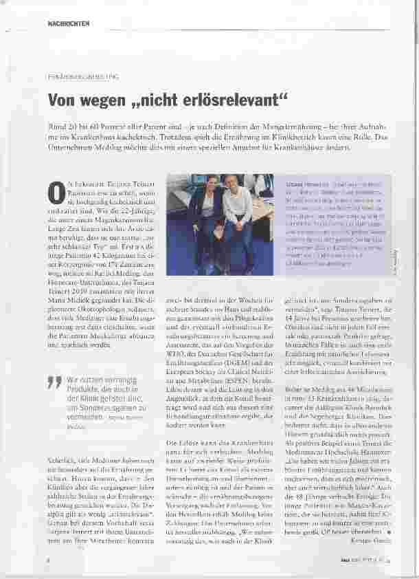 Vorschauseite 1: Von wegen „nicht erlösrelevant“