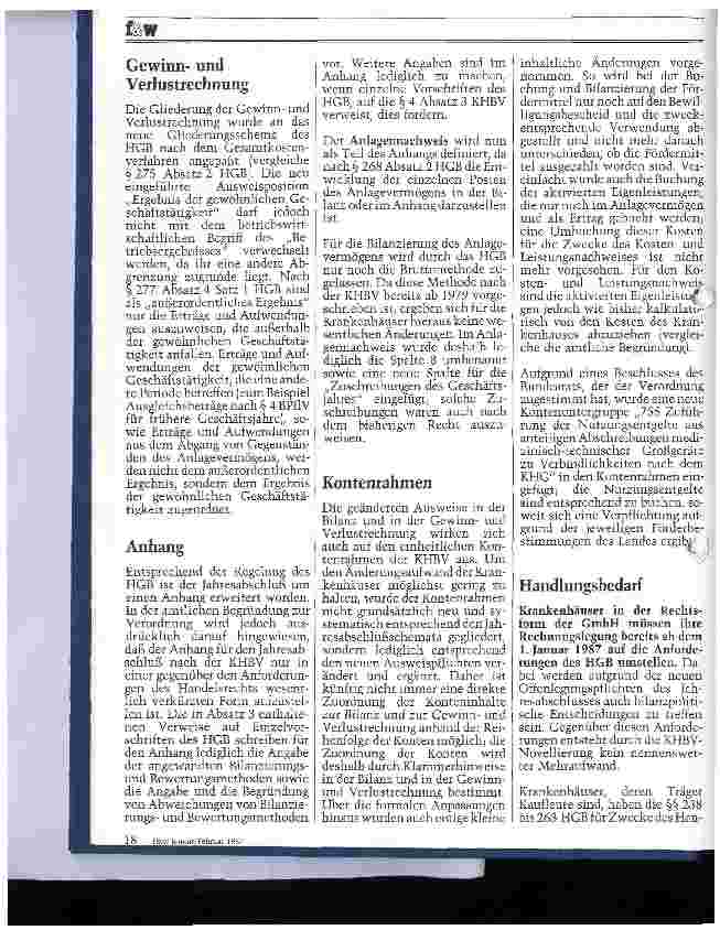 Vorschauseite 4: Die zweite Verordnung zur Änderung der KHBV