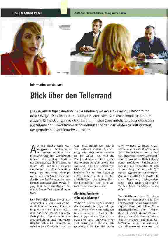 Vorschauseite 1: Blick über den Tellerrand