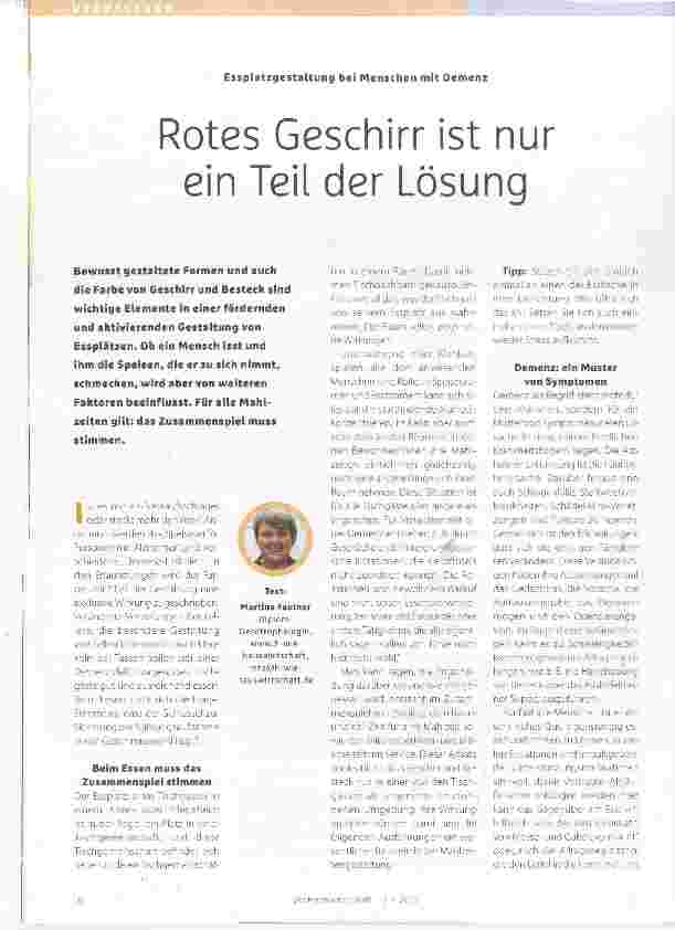 Vorschauseite 1: Rotes Geschirr ist nur ein Teil der Lösung