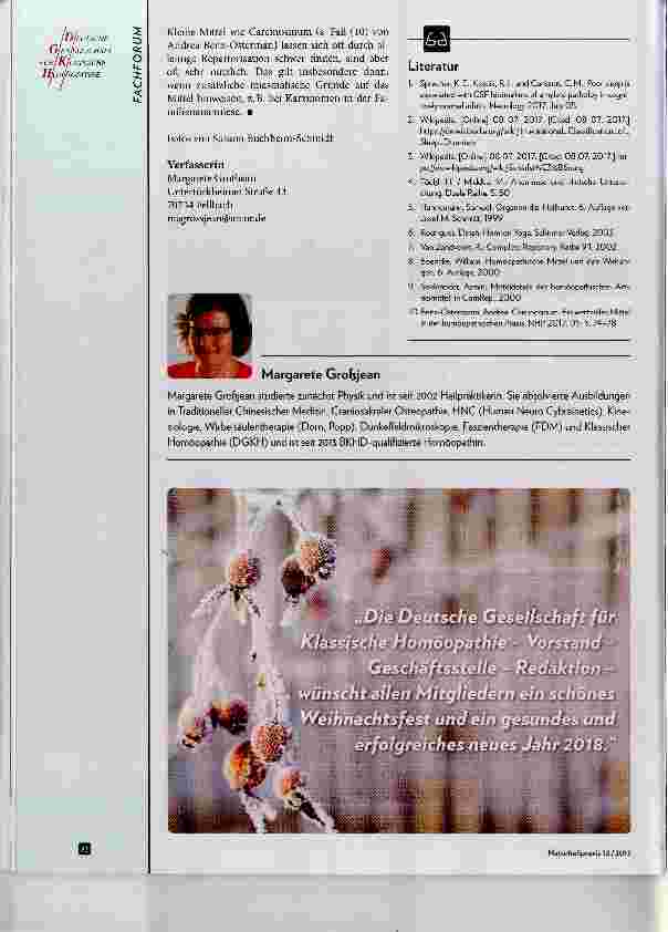 Vorschauseite 6: Bericht über den Workshop „Schlafstörungen“ beim Therapeutentreffen der DGKH 2017