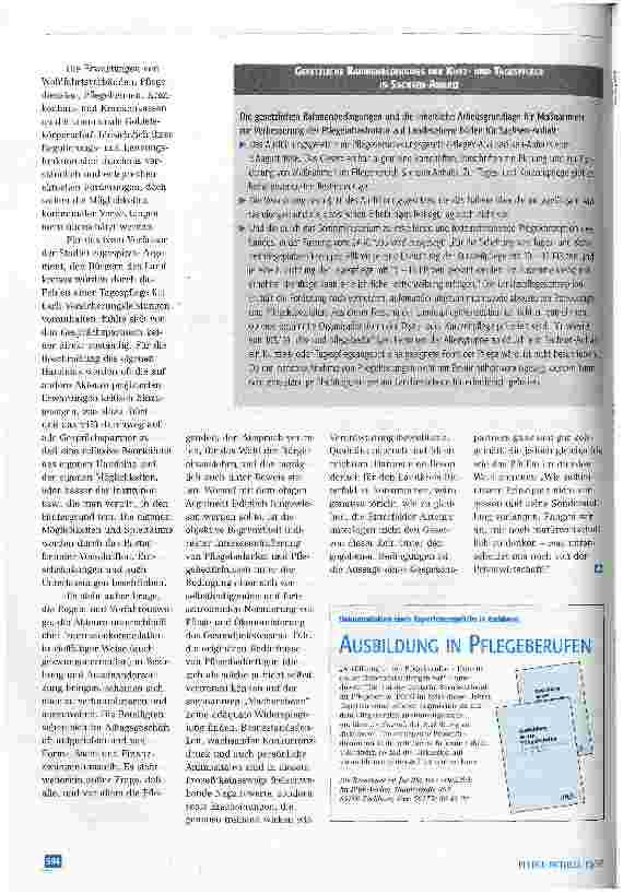 Vorschauseite 5: Die Kurzund Tagespflege in Bitterfeld