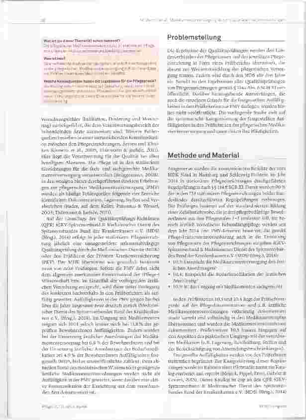 Vorschauseite 2: Medikamentenversorgung durch stationäre Pflegeeinrichtungen