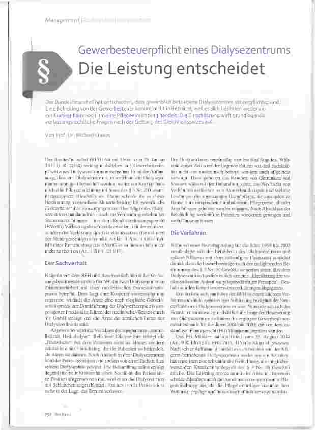 Vorschauseite 1: Die Leistung entscheidet