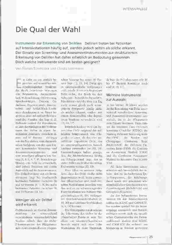 Vorschauseite 2: Die Qual der Wahl