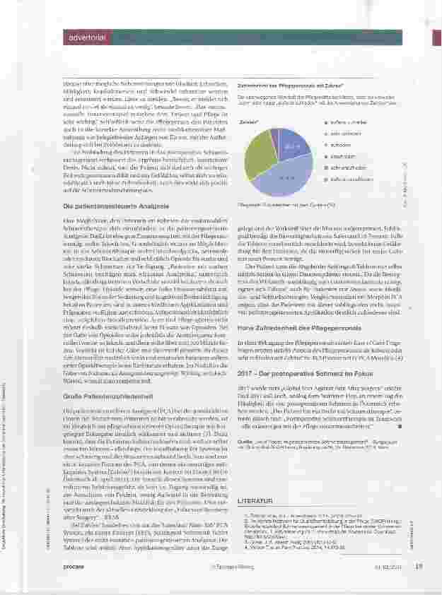 Vorschauseite 2: Postoperatives Schmerzmanagement ist Teamarbeit Die Einbindung des Patienten erhöht seine Zufriedenheit