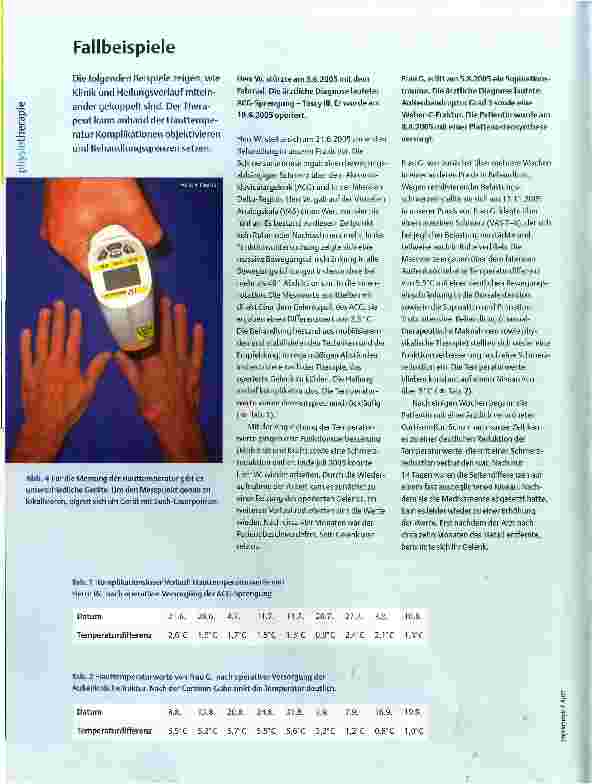 Vorschauseite 3: Hauttemperaturmessung Mit dem Thermometer die Heilung beurteilen