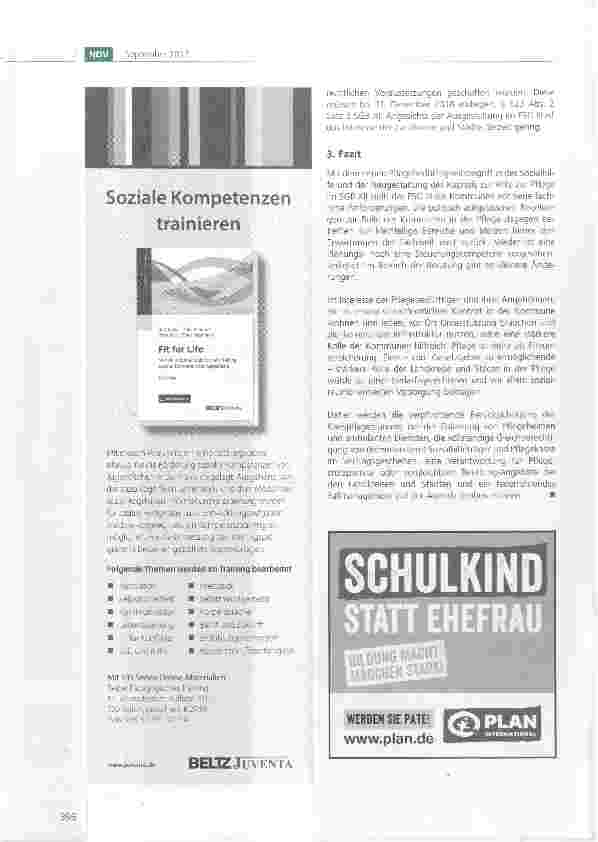 Vorschauseite 6: Pflegestärkungsgesetz III verfehlt Stärkung der Kommunen