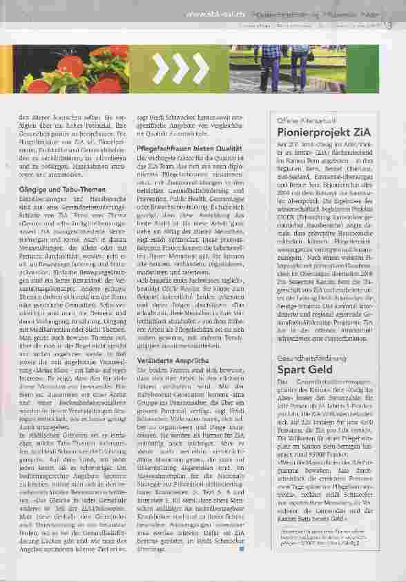 Vorschauseite 2: Gesund dank Begegnung und Bewegung