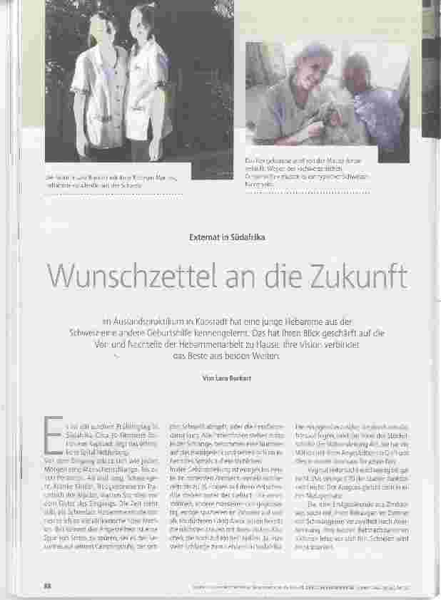 Vorschauseite 1: Wunschzettel an die Zukunft