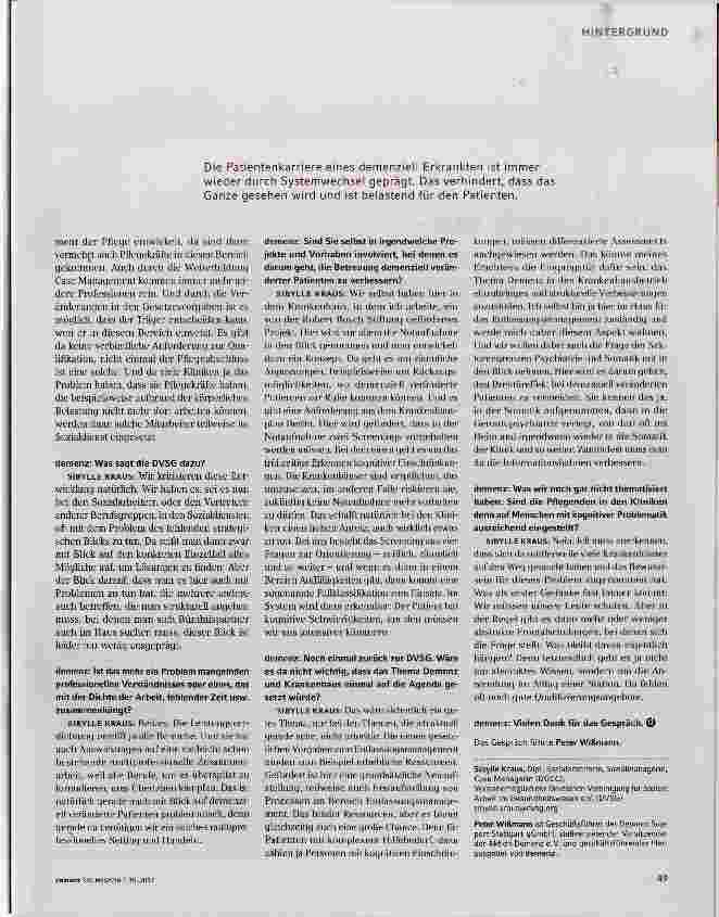 Vorschauseite 2: In den Soziaidiensten haben wir es oft mit dem Problem des fehlenden strategischen Blicks zu tun