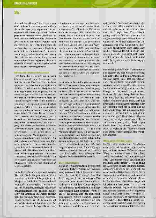 Vorschauseite 5: Umgang von Pflegefachpersonen mit moralischem Stress in einem Deutschschweizer Universitätsspital eine qualitative Studie
