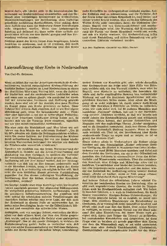 Vorschauseite 3: Verhütung von Krebs