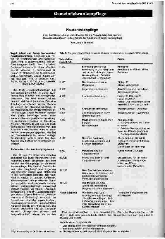 Vorschauseite 1: Hauskrankenpflege