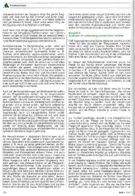 Vorschauseite 6: Umggang mit Aggressionen in typischen Pflegesituationen