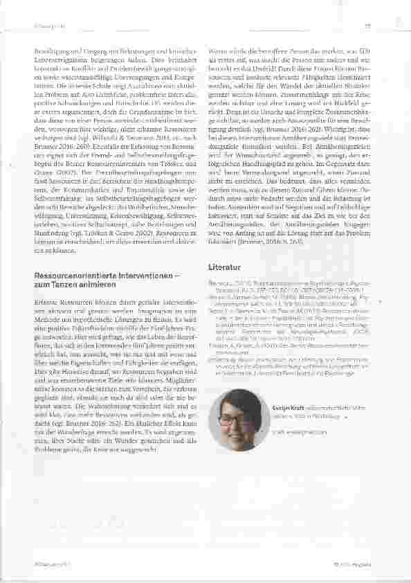 Vorschauseite 3: Krisen bewältigen Ressourcen sei Dank