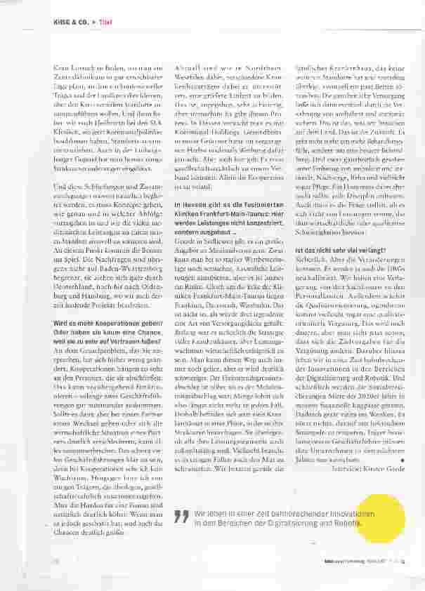 Vorschauseite 3: Es geht nicht mehr um Menge, sondern um Qualität