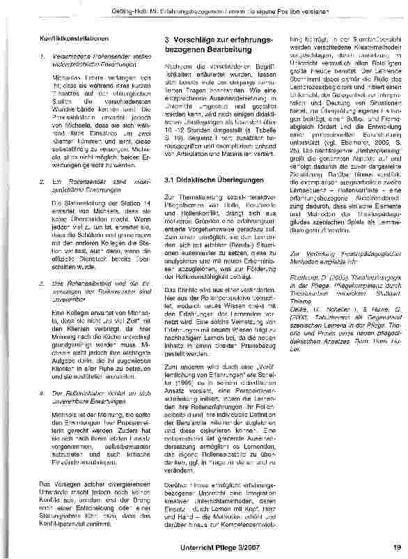 Vorschauseite 3: Mit Erfahrungsbezogenem Lernen die eigene Position verstehen: Berufsrolle, Rollenerwartungen, Rollenkonflikte