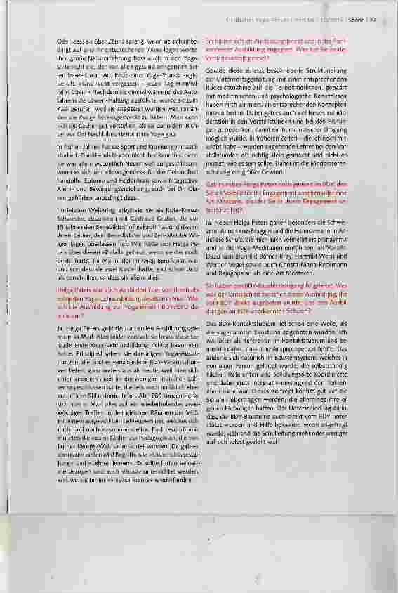 Vorschauseite 2: Interview mit Roswitha Maria Gerwin