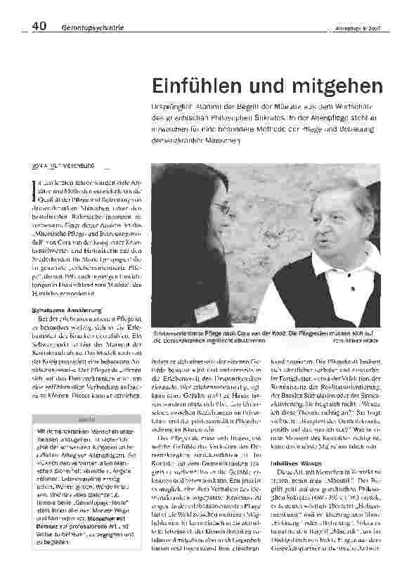 Vorschauseite 1: Einfühlen und mitgehen