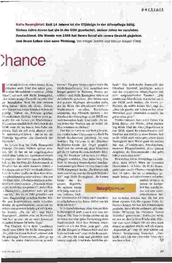 Vorschauseite 2: Die zweite Chance