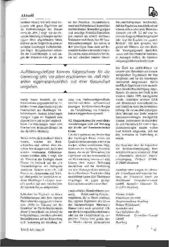 Vorschauseite 6: Wurde Ihnen im Krankenhaus Mut gemacht...?
