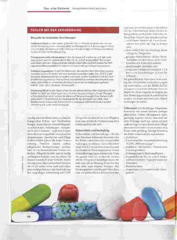 Vorschauseite 2: Polypharmakotherapie: Weniger ist mehr