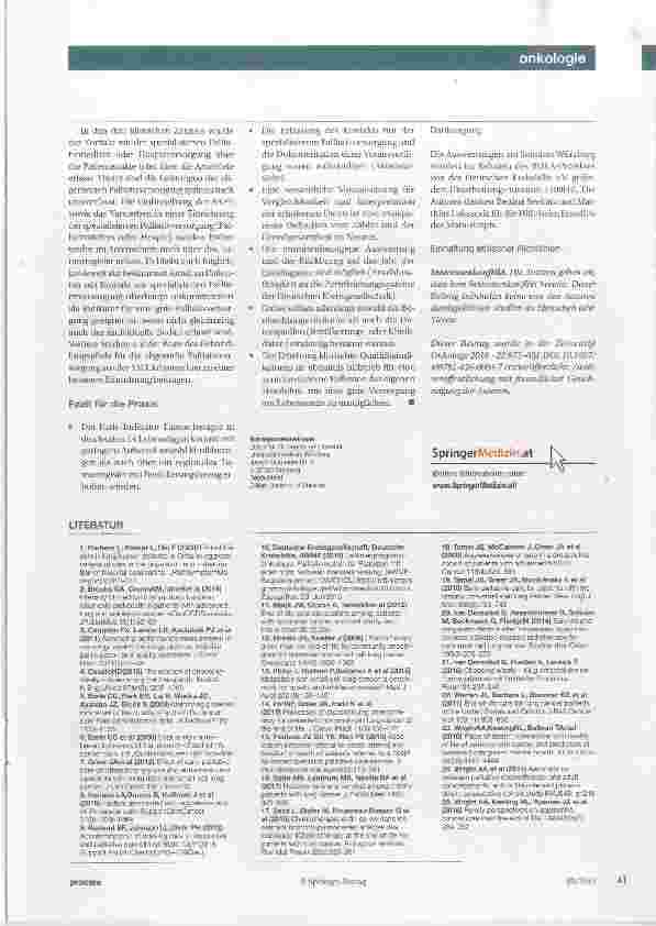 Vorschauseite 6: Behandlungsbelastung am Lebensende