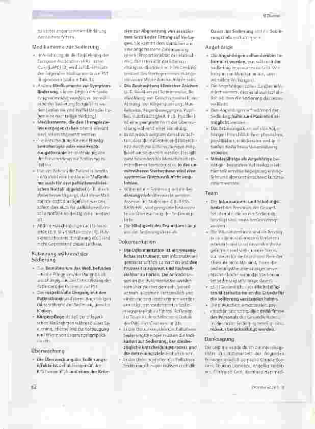 Vorschauseite 3: Leitlinie der OPG zur Palliativen Sedierungstherapie