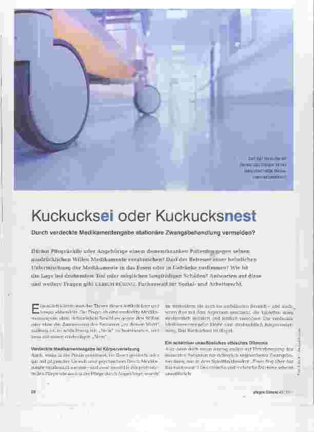 Vorschauseite 1: Kuckucksei oder Kuckucksnest