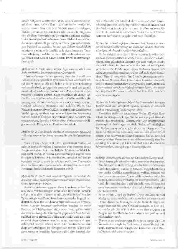 Vorschauseite 2: Verlust und Trauerbegleitung