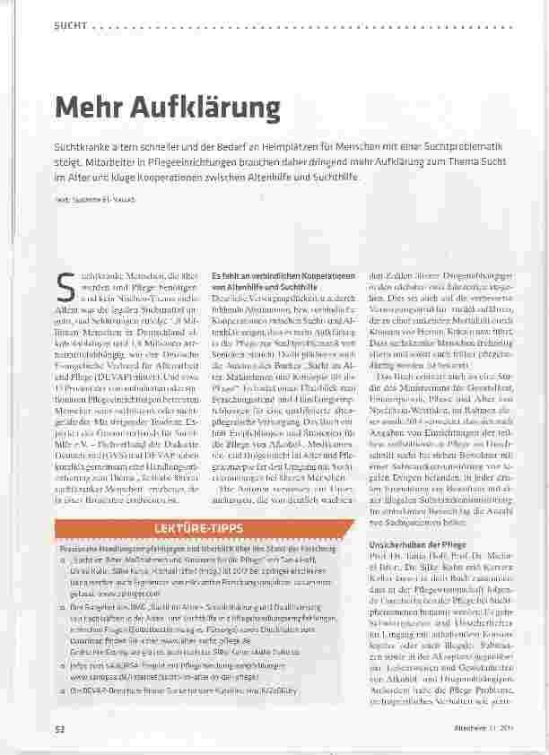 Vorschauseite 1: Mehr Aufklärung