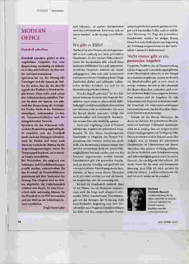 Vorschauseite 3: Jetzt fühle ich mich gerüstet für schlechte Zeiten