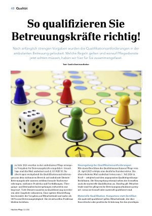 Vorschauseite 1: So qualifizieren Sie Betreuungskräfte richtig!