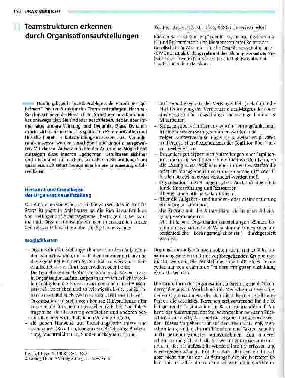 Vorschauseite 1: Teamstrukturen erkennen durch Organisationsaufstellungen