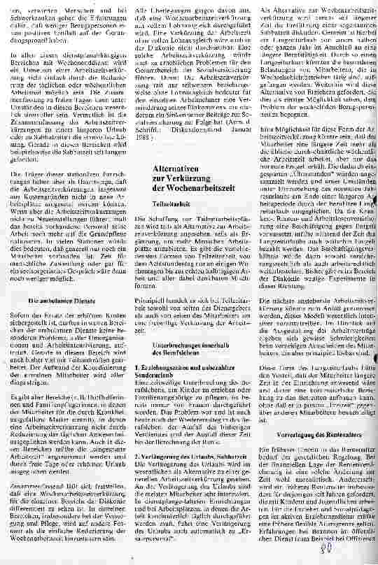 Vorschauseite 3: Thema Arbeitszeitverkürzung