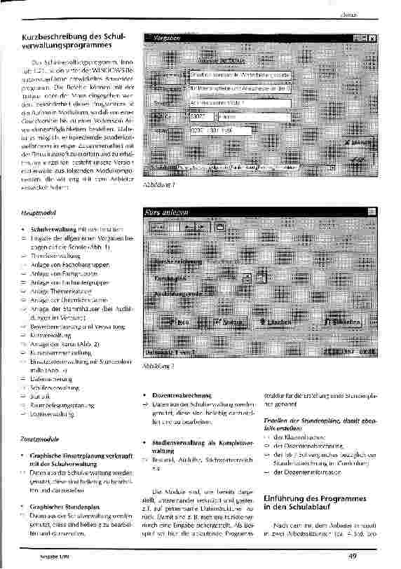 Vorschauseite 2: Der Einsatz von Schulverwaltungsprogrammen in Krankenpflegeschulen und Weierbildungsstätten