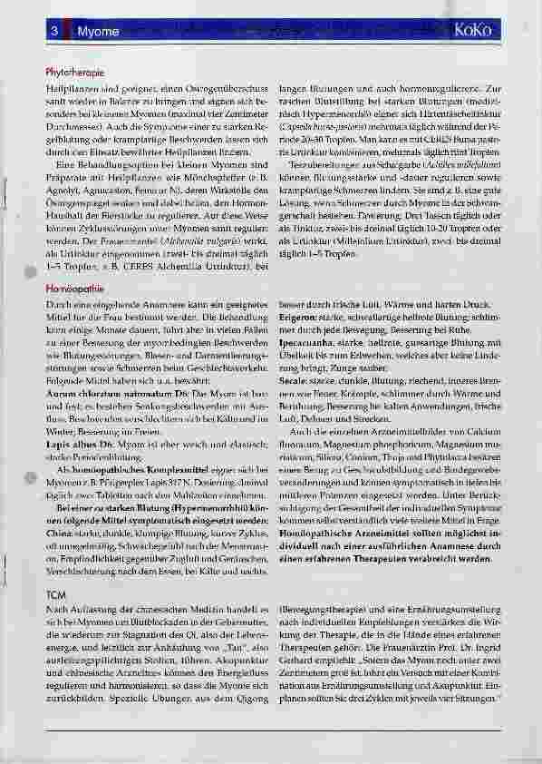 Vorschauseite 3: Myome (Uterus myomatosus)