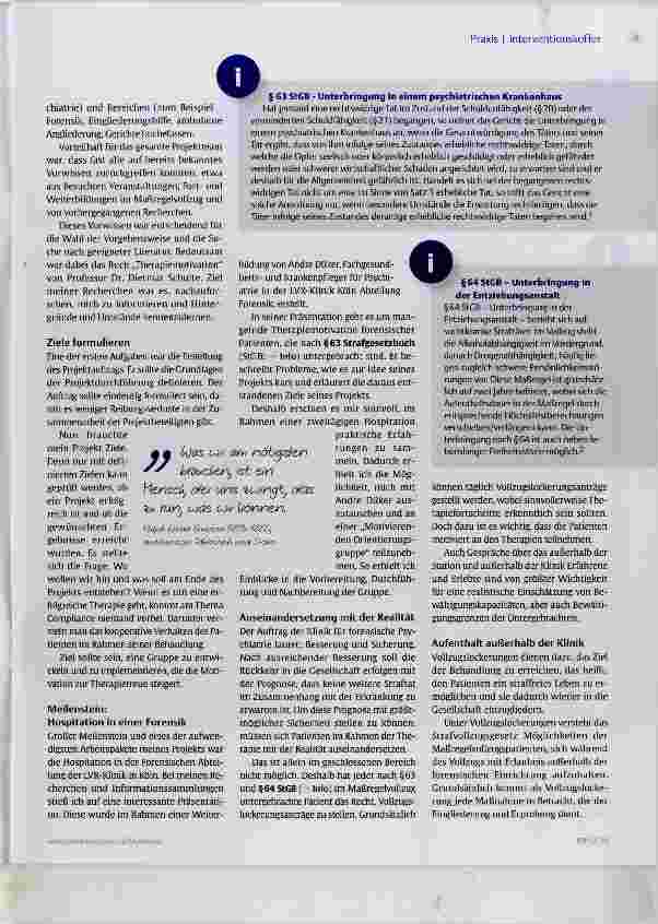 Vorschauseite 2: Motivierende Orientierungsgruppe für forensische Patienten