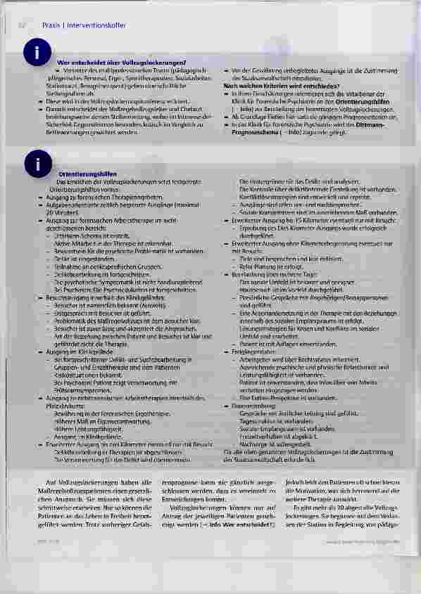 Vorschauseite 3: Motivierende Orientierungsgruppe für forensische Patienten