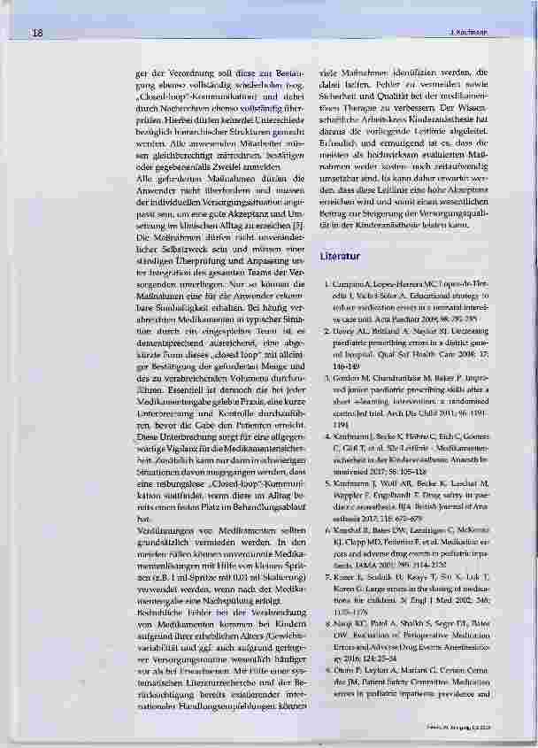 Vorschauseite 2: Medikamentenverwechslung und Dosierungsfehler